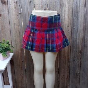 NWT Hollister Mini Plaid School Girl Skirt Size 1